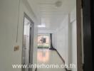 Bright and spacious corridor in a residential apartment