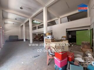 Spacious unfinished interior of a commercial building