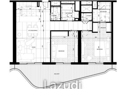 2 Bed 2 Bath 1,284 Sq.Ft Rosso Bay Residences