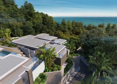 Luxury 4-Bedroom Sea View Villas for Sale in Layan, Phuket - 1 km from Layan Beach