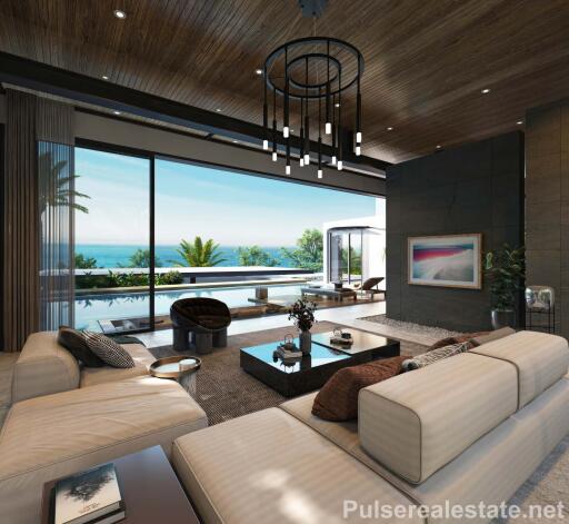 Luxury 4-Bedroom Sea View Villas for Sale in Layan, Phuket - 1 km from Layan Beach