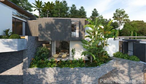 Luxury 4-Bedroom Sea View Villas for Sale in Layan, Phuket - 1 km from Layan Beach