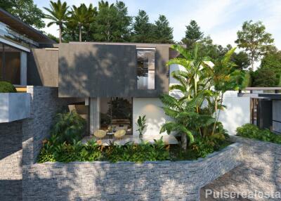 Luxury 4-Bedroom Sea View Villas for Sale in Layan, Phuket - 1 km from Layan Beach