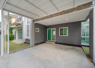 Spacious and clean garage with modern design and direct house access