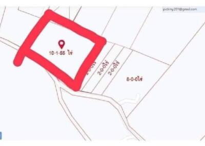 Detailed property map highlighting specific plot