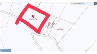 Detailed property map highlighting specific plot