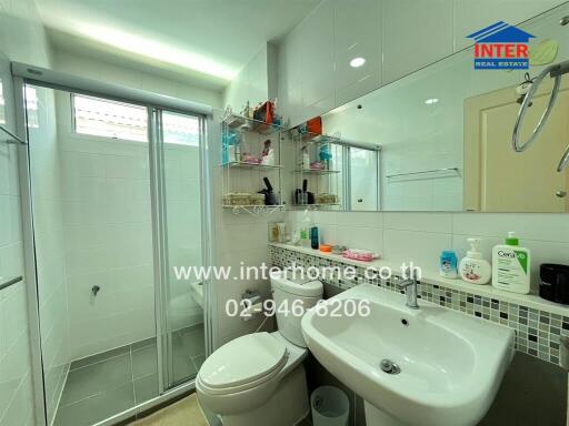 Clean and well-maintained bathroom with modern fixtures