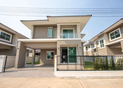 Delightful 3-Bedroom House for Rent in Prego Riverview, Ton Pao, San Kamphaeng
