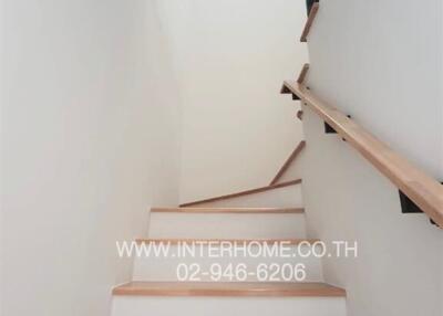 Modern staircase in a residential home
