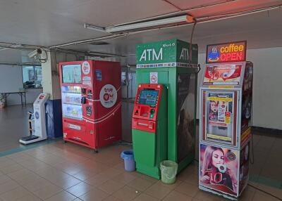 ATM and vending machines in a commercial building