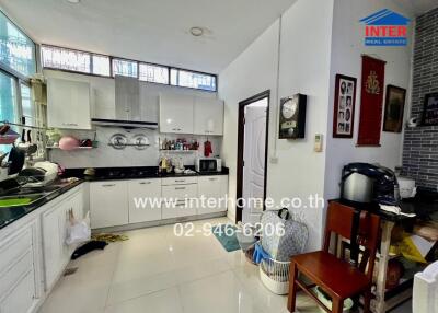 Spacious kitchen with modern amenities and ample natural light