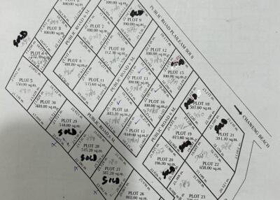 Different Land plots for Sale in Plai Laem Soi 8