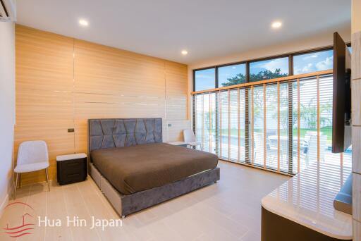 Contemporary 3 Bedroom Pool Villa Off Soi 112 Hua Hin Near Pineapple Valley Golf for Sale (Completed in 2022)