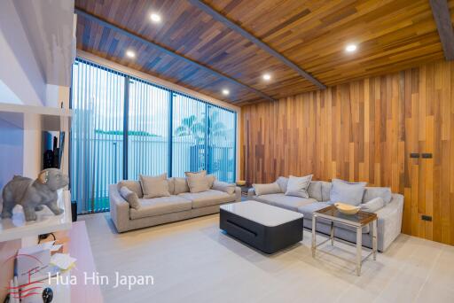 Contemporary 3 Bedroom Pool Villa Off Soi 112 Hua Hin Near Pineapple Valley Golf for Sale (Completed in 2022)