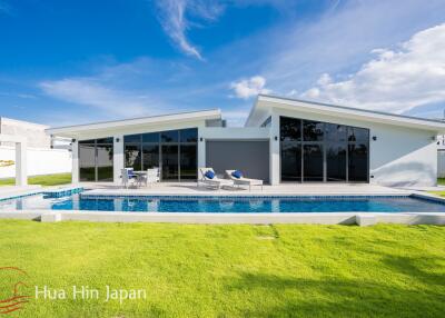 Contemporary 3 Bedroom Pool Villa Off Soi 112 Hua Hin Near Pineapple Valley Golf for Sale (Completed in 2022)