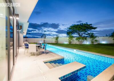 Newly Completed Contemporary 3 Bedroom Pool Villa Off Soi 112 Near Pineapple Valley Golf