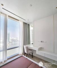 2-BR Condo at Four Seasons Private Residences Bangkok near BTS Saphan Taksin