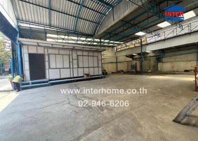 Spacious industrial warehouse interior with ample storage space