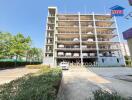 Parking structure exterior view