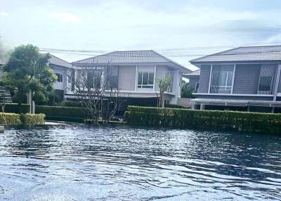 Residential area with a communal swimming pool