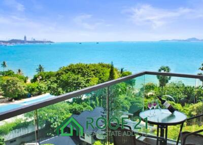 Luxury Condo, Sea View  for Sale in Wongamat Beach area Close to Terminal 21, Pattaya CB-0533