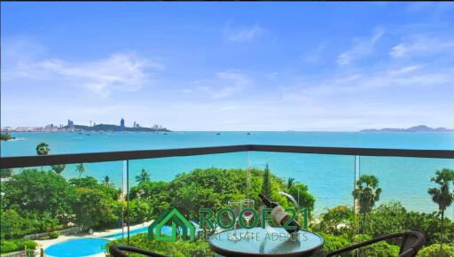 Luxury Condo, Sea View  for Sale in Wongamat Beach area Close to Terminal 21, Pattaya CB-0533