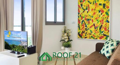 Luxury Condo, Sea View  for Sale in Wongamat Beach area Close to Terminal 21, Pattaya CB-0533