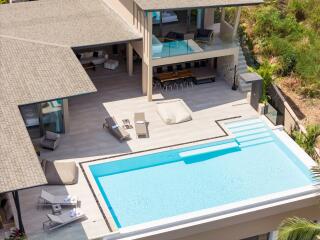 Amazing 4 bedroom sea-view villa for sale Bophut hill