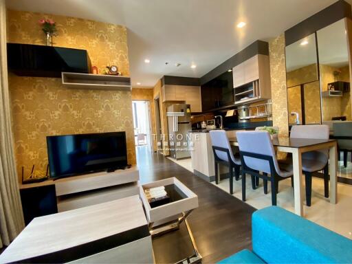 Modern open-plan living and dining area