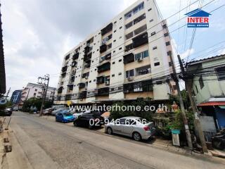 Exterior view of a multi-story apartment building