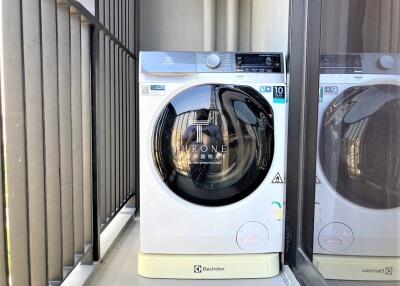Washing Machine in Laundry Area