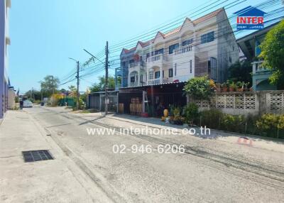 Residential street with houses