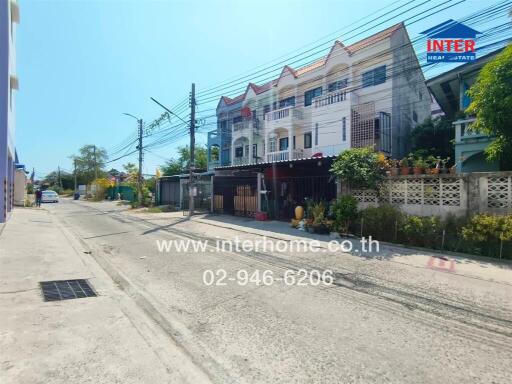 Residential street with houses