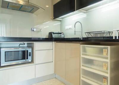 Modern kitchen with appliances and storage