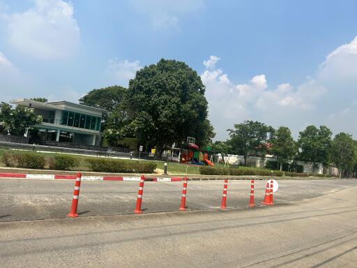 Residential area with playground