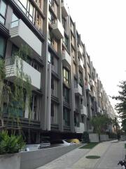 Facade of a modern multi-story residential building