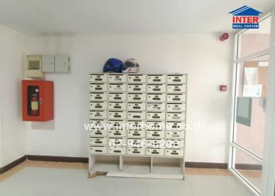 Mailboxes area in a building