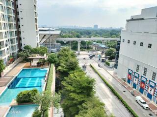 View from the balcony of a residential building