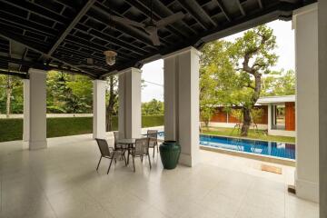 Lanna Style Pool Villa with Guesthouses in Saraphi