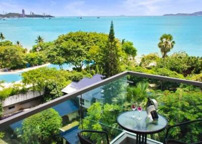 Balcony with scenic ocean view