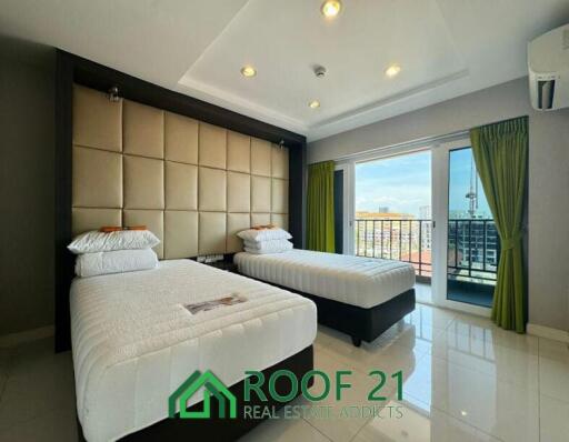 Apartment with 60 sq.m. of 2 bedrooms in an excellent location. At Pratumnak Hill Pattaya. price only 2.9 million baht.