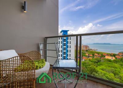 Luxury Condominiums Foreign Quota Sea View Large 1 bedrooms For Sale, Close to Jomtien Beach, Pattaya / B-0162L