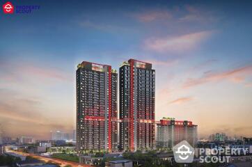 1-BR Condo at Aspire Huai Khwang near MRT Huai Khwang