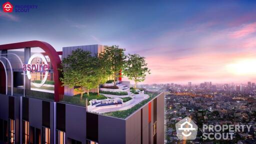 1-BR Condo at Aspire Huai Khwang near MRT Huai Khwang