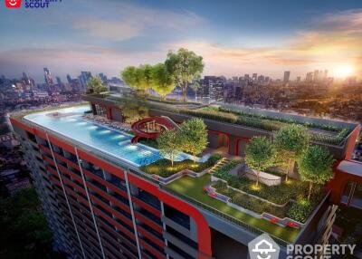 2-BR Condo at Aspire Huai Khwang near MRT Huai Khwang