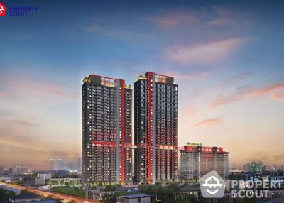 2-BR Condo at Aspire Huai Khwang near MRT Huai Khwang