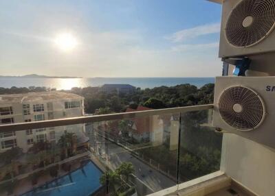 Balcony with a scenic view