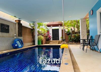 4 Bed pool villa with large covered terrace and open view