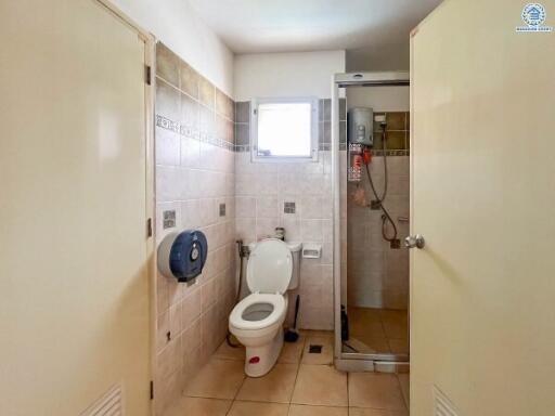 Bathroom with toilet and shower