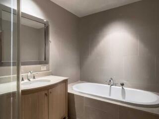 Bathroom with modern fixtures